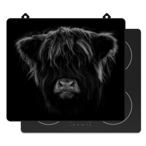 Protector de inducción con diseño de Highlander escocés para la placa de inducción, vista frontal