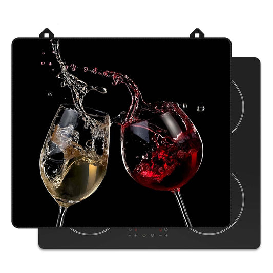 Protector de inducción para vino, para la placa de inducción, vista frontal.