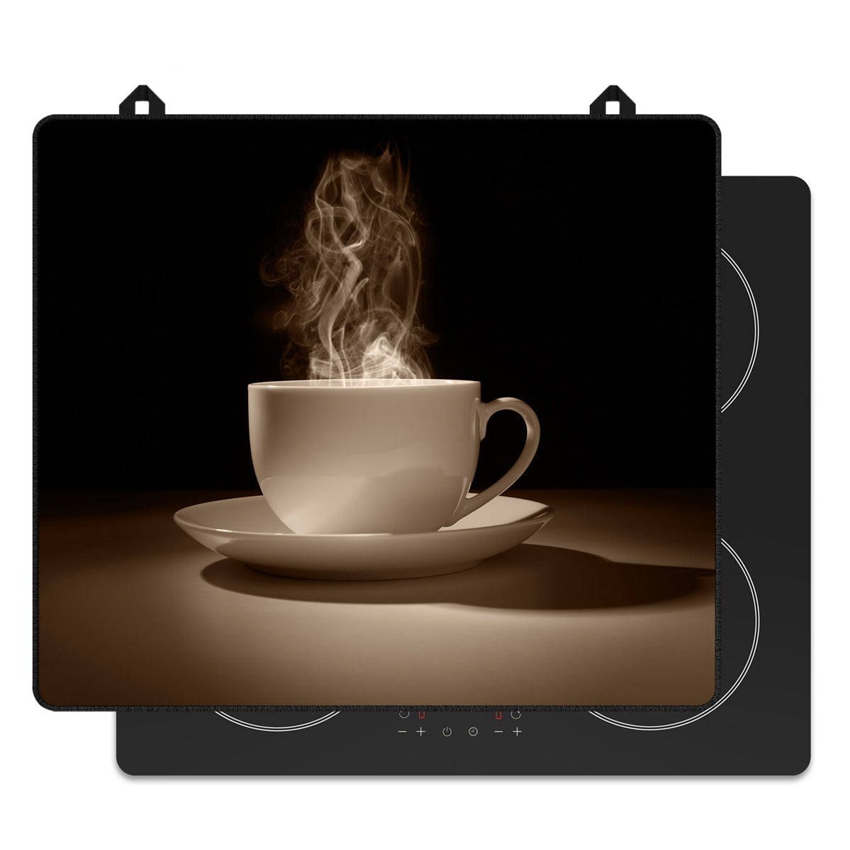 Protector de inducción para café en placa de inducción, vista frontal