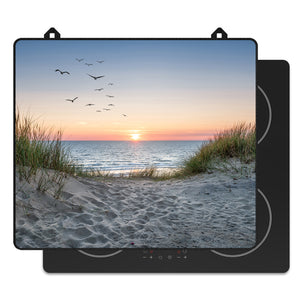 Protector de inducción para playa y dunas para la placa de inducción, vista frontal