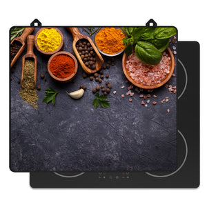 Protector de inducción para hierbas y especias para la placa de inducción, vista frontal