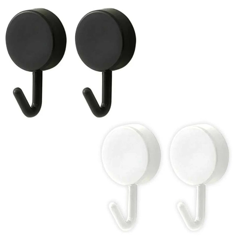 4x Ganchos - Negro y Blanco