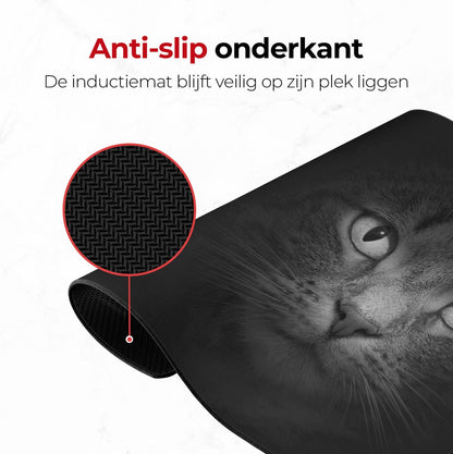 Alfombra de inducción para gatos con base antideslizante